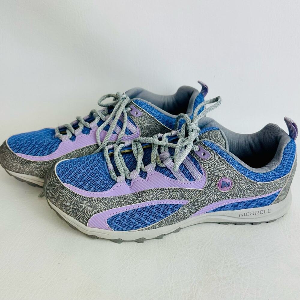 Merrell Medusa Ice Deep Periwinkle Purple Trail Hiking Shoes Womens‎ Size 9